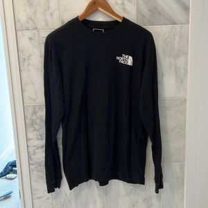 North Face Black Long Sleeve Shirt Size M
